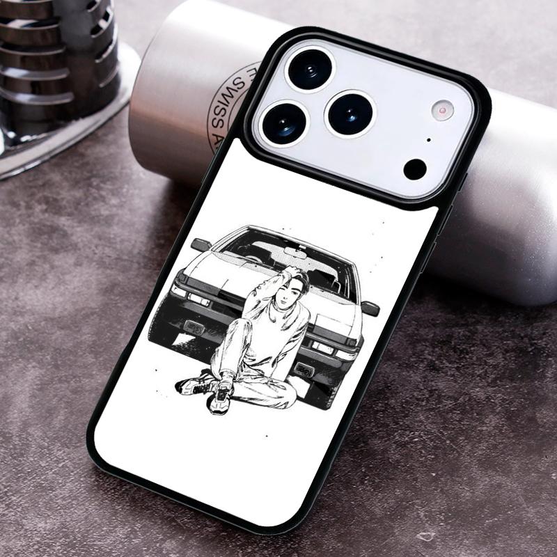 INITIAL D Super Car AE86 Phone Case for iPhone 17 16 15 Pro Max Air 14 13 12 11 Plus Shockproof Cover