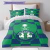Al-Ahli Saudi FC Pattern Bedding,Quilt Set Quilt Cover Pillowcase Home Birthday Gift(1 * duvet cover + 2 * pillowcase, without core)