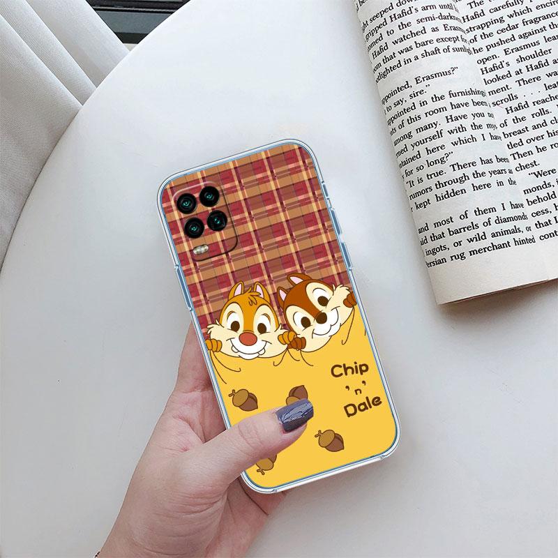 Chip N' Dale Transparent Phone Case for Motorola Moto Edge 20 30 40 50 S30 Fusion Ultra Pro Neo Lite