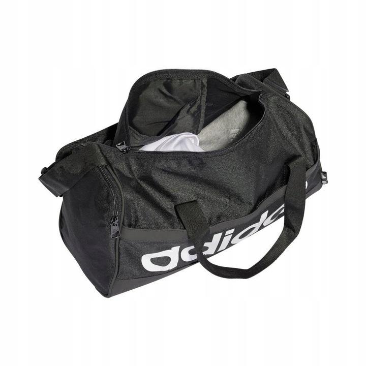 Torba Sportowa Na Trening Fitness Siłownia Czarna Adidas Linear Ht4744 Xs