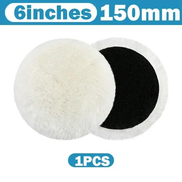 Wool Car Polishing Pad Set For Polisher Machine Waxing Polishing Buffing Auto Paint Care Polisher Pads 3/4/5/6/7 Inch