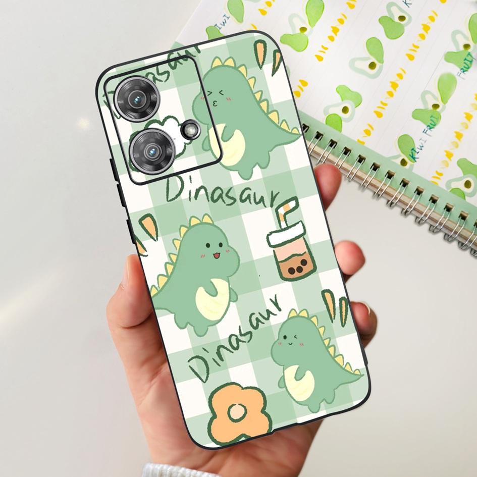 For Motorola Edge 40 Case Moto Edge 40 Neo 5G 2023 Cover Stylish Pattern Soft Slim Black Fundas For Moto Edge40 Edge40Neo Bumper