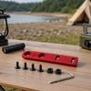 Aluminum Flashlights Mounting Plate for M300 M600, Vertical Configuration with Multiple Openings for Outdoor Equipment Systems