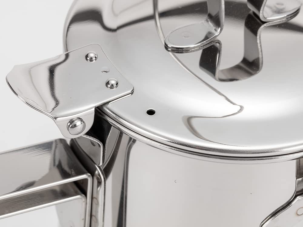 Snow Peak CS-270R Classic Kettle 1.8L Stainless Steel Campfire Direct Flame Boiling Water