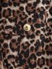 Spring 2025 Women's European & American Fashion Sleeveless Leopard Print Vest