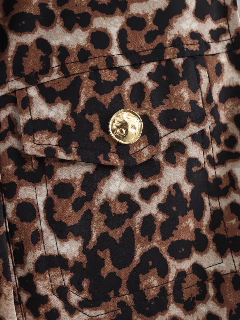 Spring 2025 Women's European & American Fashion Sleeveless Leopard Print Vest