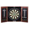 Dartboard and Cabinet Set Official Size Complete Accessory Steel Tip Dart
