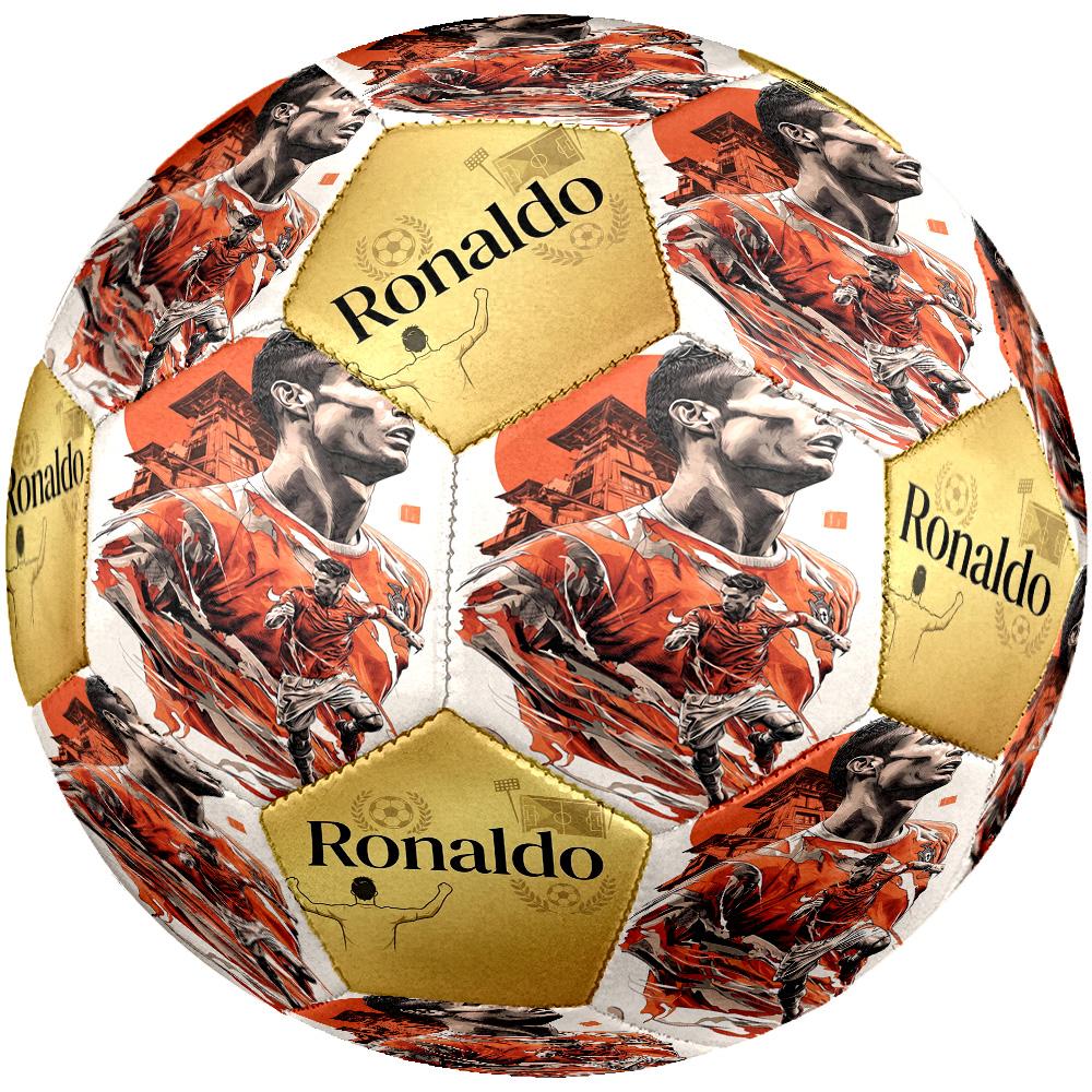 Ronaldo's Real Madrid Ronaldo Size 5 Soccer Football Machine Sewn Indoor/Outdoor Universal Football for Football Accessories Perfect Gift for Friends