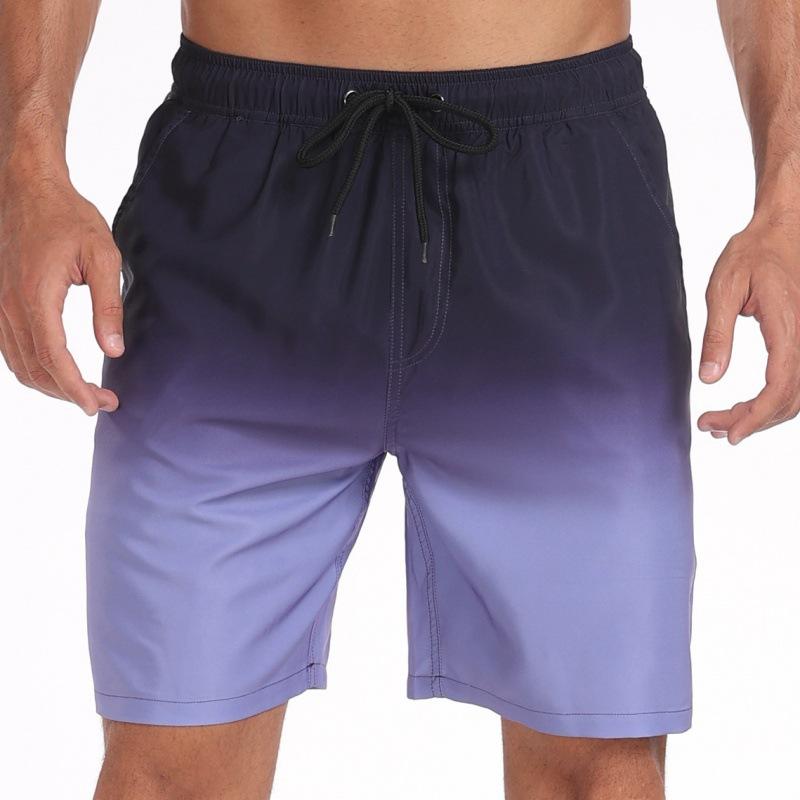 GD summer new men's shorts fashion vacation pants men's four corners milk silk lining