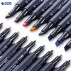 Sta 3203 Double-Ended Quick-Drying Oil-Based Marker Pen Set for Student Art & Indoor Design