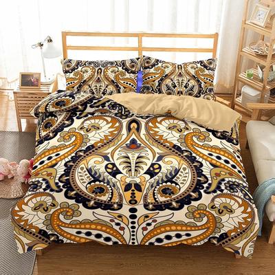 High-End Premium Bed Cover Sets for Bohemian European Plus American Style Boho Gold Beding Set Bedrom Warm Comforter Set Quen High Quality