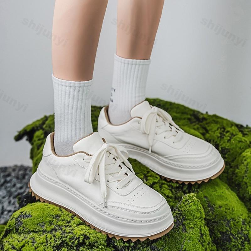 Fashion 2025 Spring New Men's Fashion Trend Retro Style Sports Casual Shoes Comfortable Versatile Thick Soled Non slip Chunky sneakers