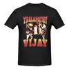 Thalapathy Vijay Collage Casual Cotton Tee for Men Women Cool Streetwear Funny Tops Comfortable and Breathable Short-sleeved