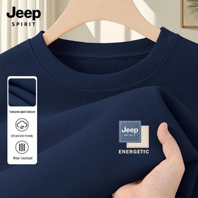 JEEP SPIRIT Men's 2025 Casual Pullover Hoodie