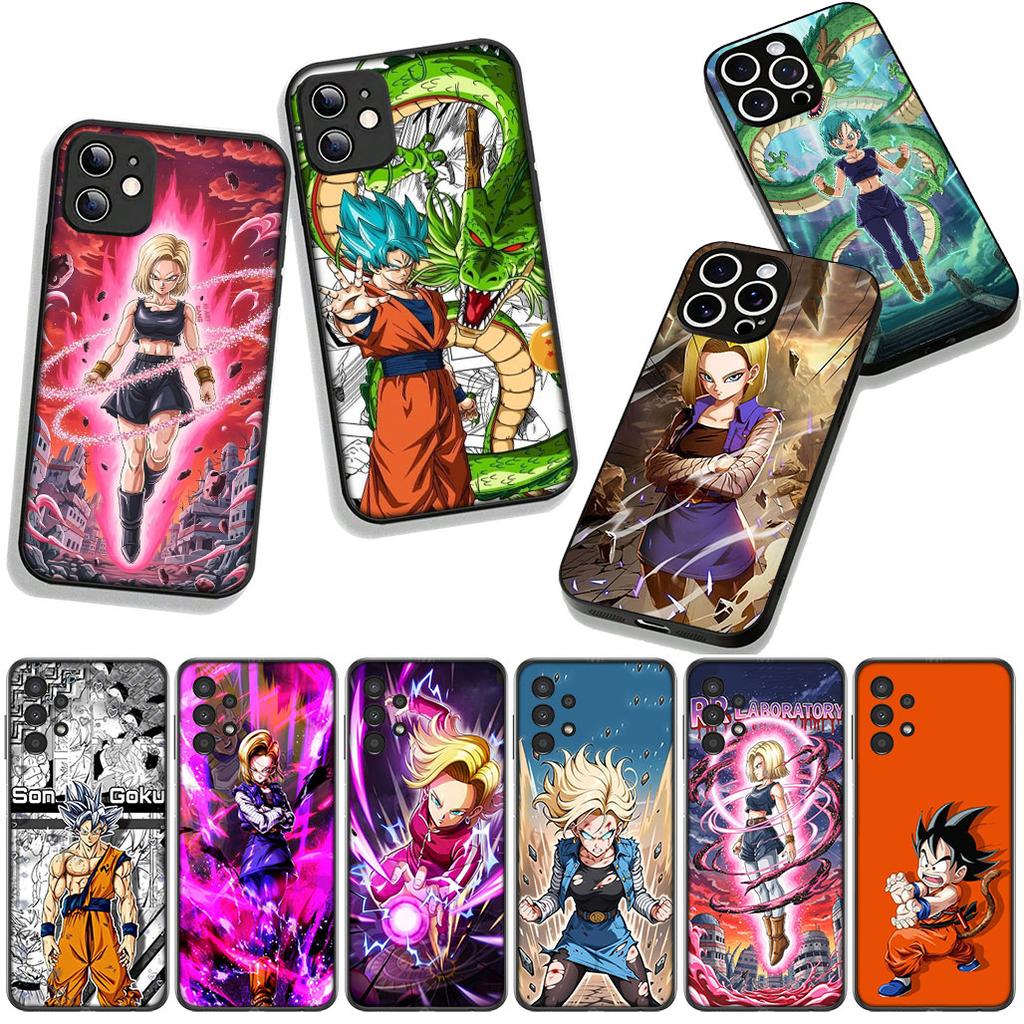 Cover Android 18 Dragon Gokus Ball for Samsung Galaxy A36 A17 A26 A07 A35 A54 A53 A13 A33 A34 S8 S9 S20 S21 FE S10 Plus Case