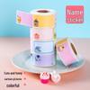 Cartoon Name Stickers for Kids: Self-Adhesive Labels for Books & School Supplies