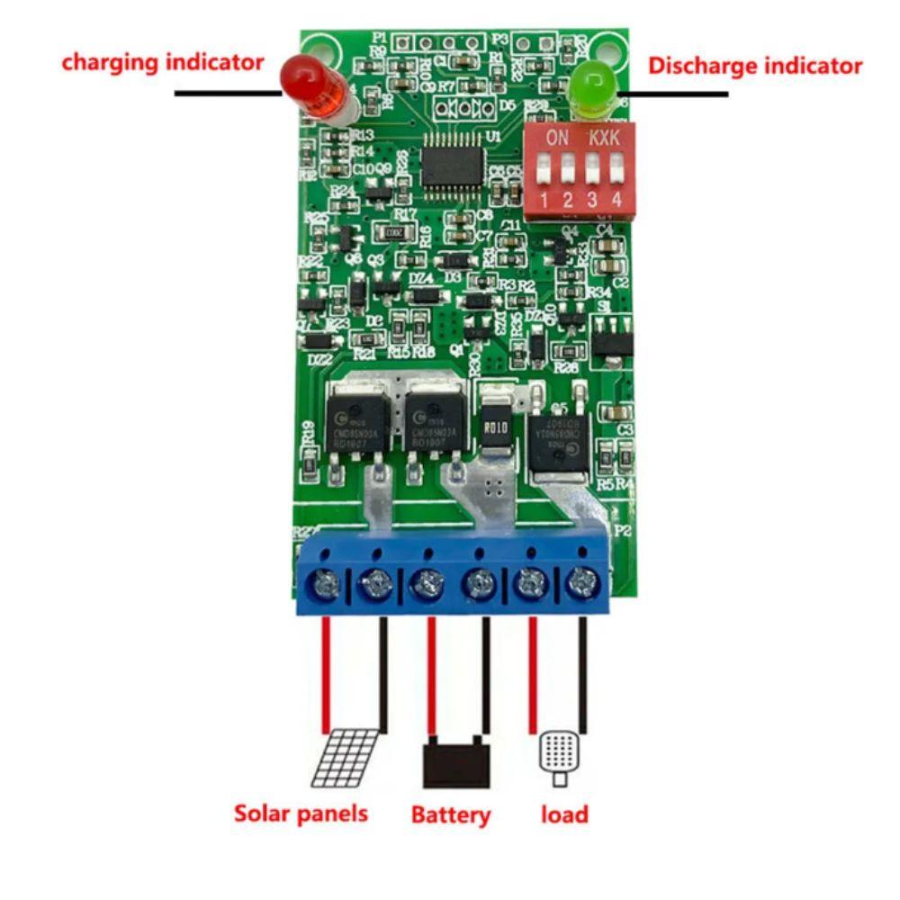 Circuit Board Light Control Lithium Battery Solar Lawn Lamp Controller Solar Controller Lawn Lamp