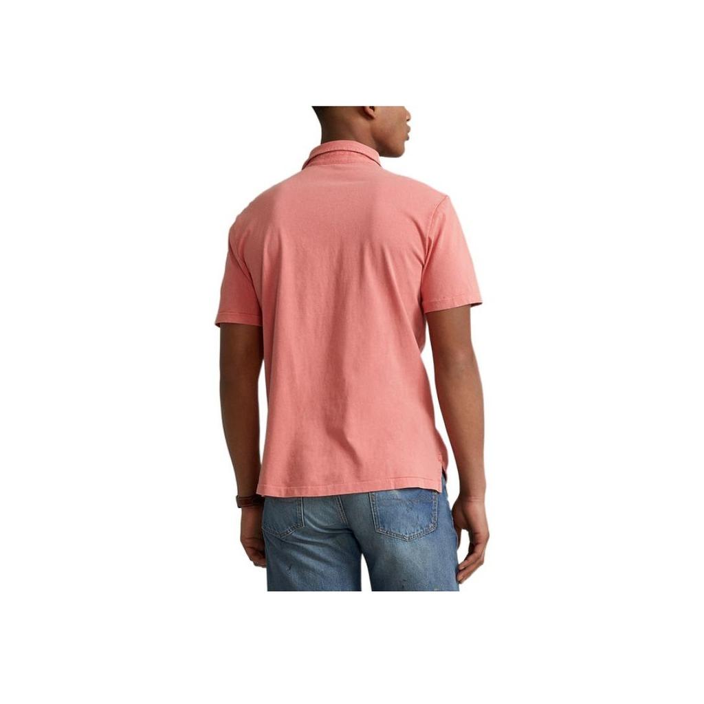 Polo Ralph Lauren SS22 Solid Color Micro Logo Embroidered Patch Pocket Design Short Sleeve Polo Shirt Men Tops MNPOKNI1N821687-600