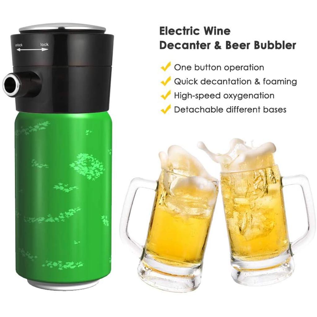 Przenośny spieniacz do piwa Wydajny ręczny nalewak do piwa Maszyna Spieniacze do mleka do puszek i butelek na spotkania i prezenty do baru domowego