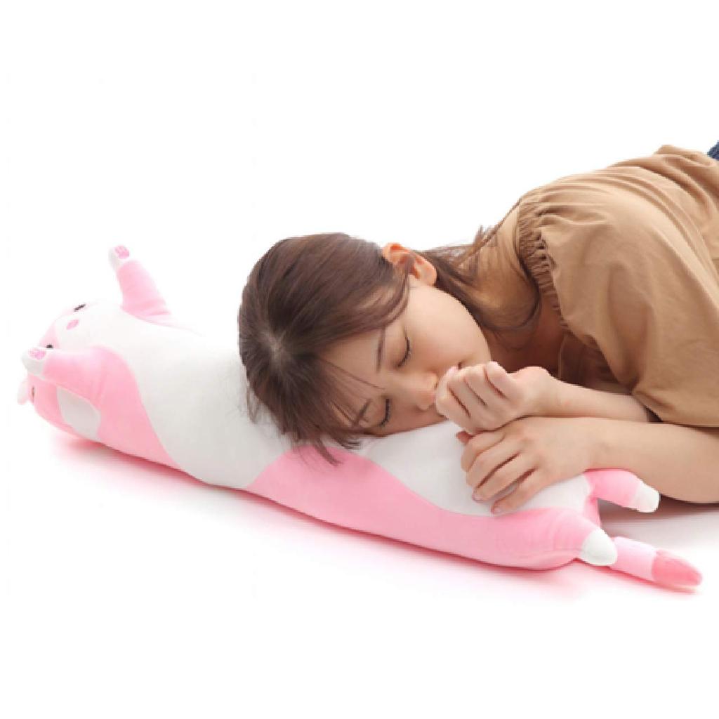 [Stylish Soda] Plush Cat Hugging Pillow - My Momo-chan (Pink, 70cm)
