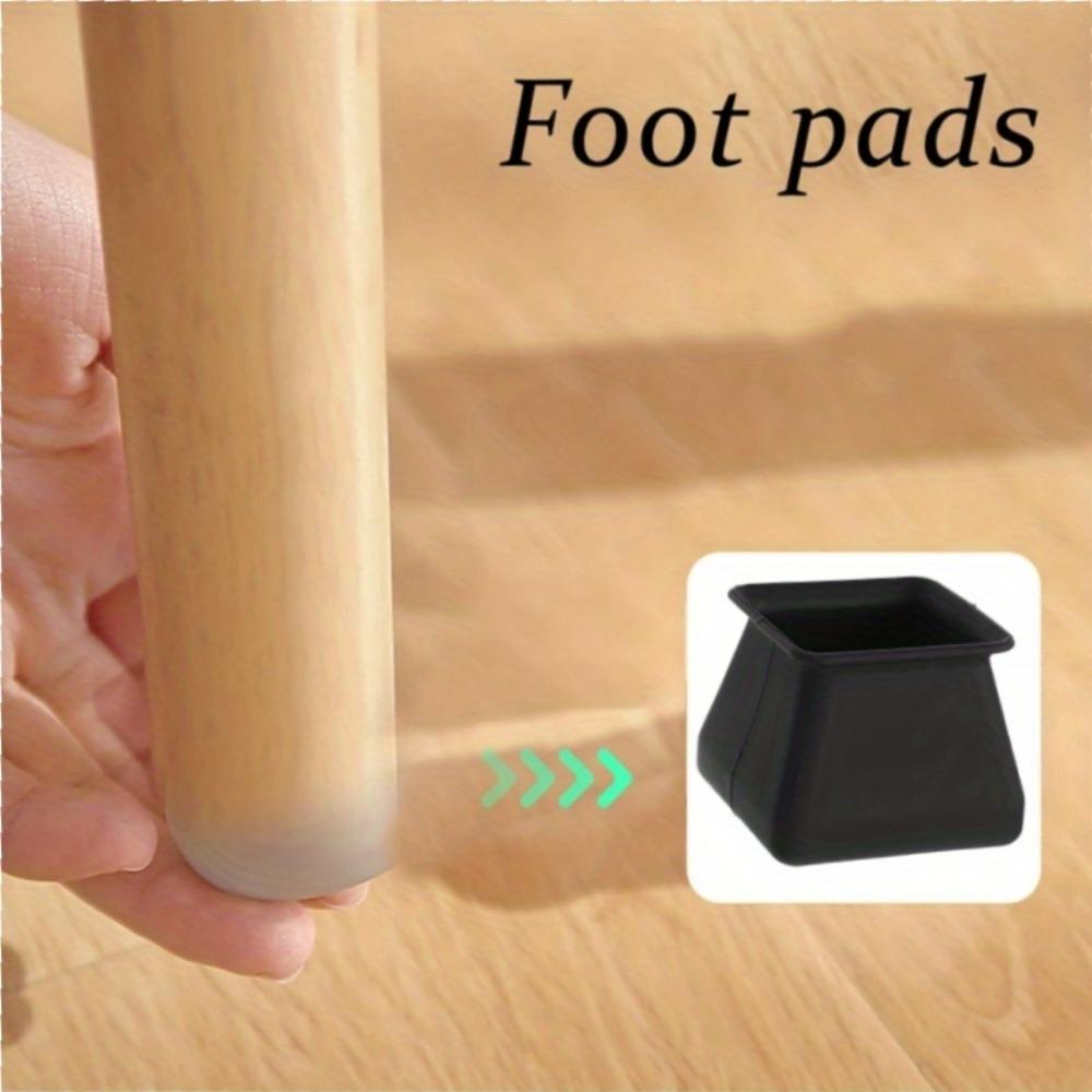 24PCS Non-slip Furniture Legs Protectors Noise Reduction Table Feet Cover  Hardwood Floors