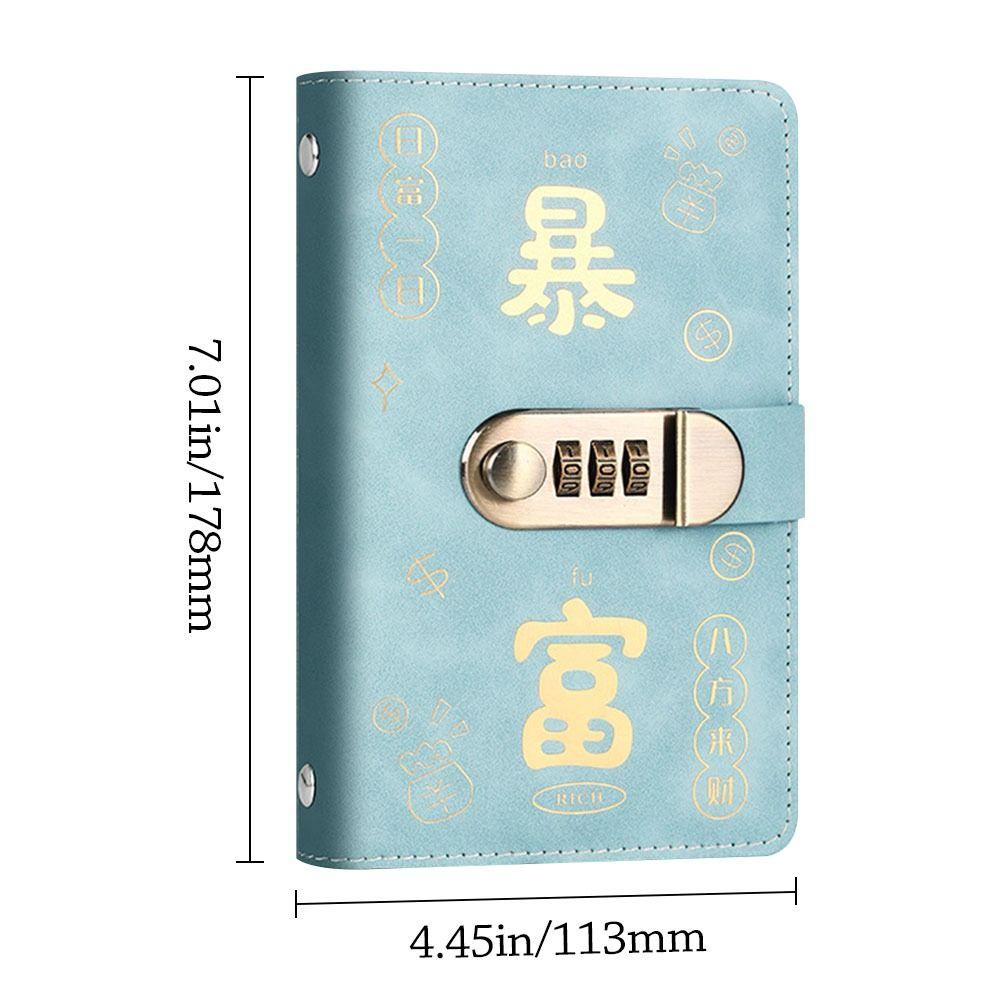 With Password Lock Mini Binder Savings Challenge Savings Challenges Book  Children