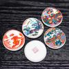Waza No Kura Stylish Japanese Tableware Kutani Ware Chopstick Rests of with Historical Made In Japan (Set 5) Paintings, High-Quality Ceramic,