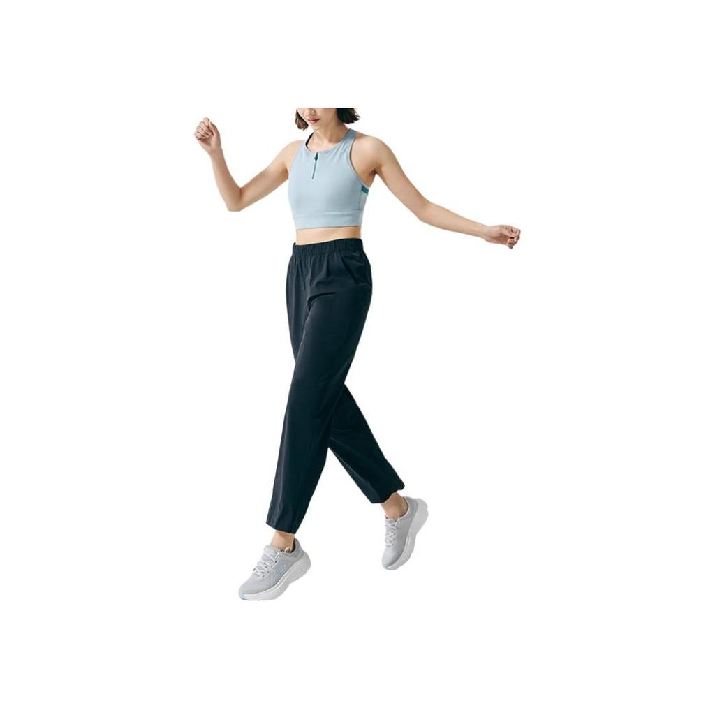 Skechers Quick-Dry Loose Fit Drawstring Straight Leg Casual Pants Women Bottoms Odyssey-Gray P225W291-026R