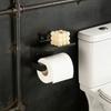Space Saving Adhesive Toilet Paper Stand With Extra Platform For Phones And Small Items
