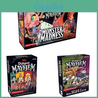 Mazo de Cartas Dungeon Mayhem Monster Madness Para Coleccionistas Y Entusiastas de Juegos
