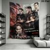supernatural Wall Tapestry Aesthetic Wall Hanging Printed Fabric Blanket Decorative Tapestries for Bedroom Living Room Home Decor