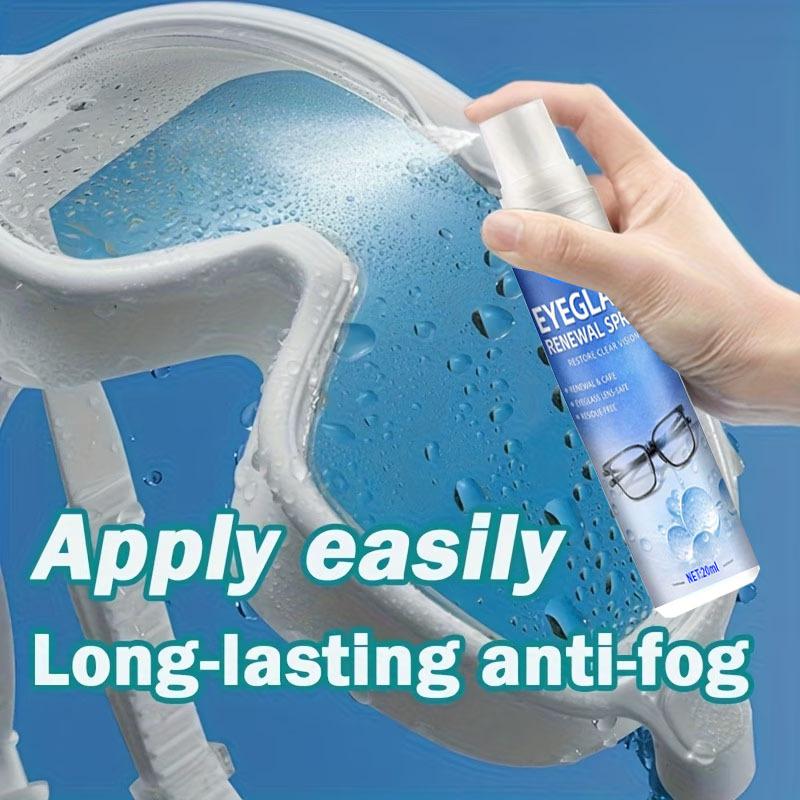 Anti-Fog Spray for Goggle - Long-lasting Clarity,Fog Prevention for Swimming,Diving - Safe for Contact Lens Wearers and Athletes