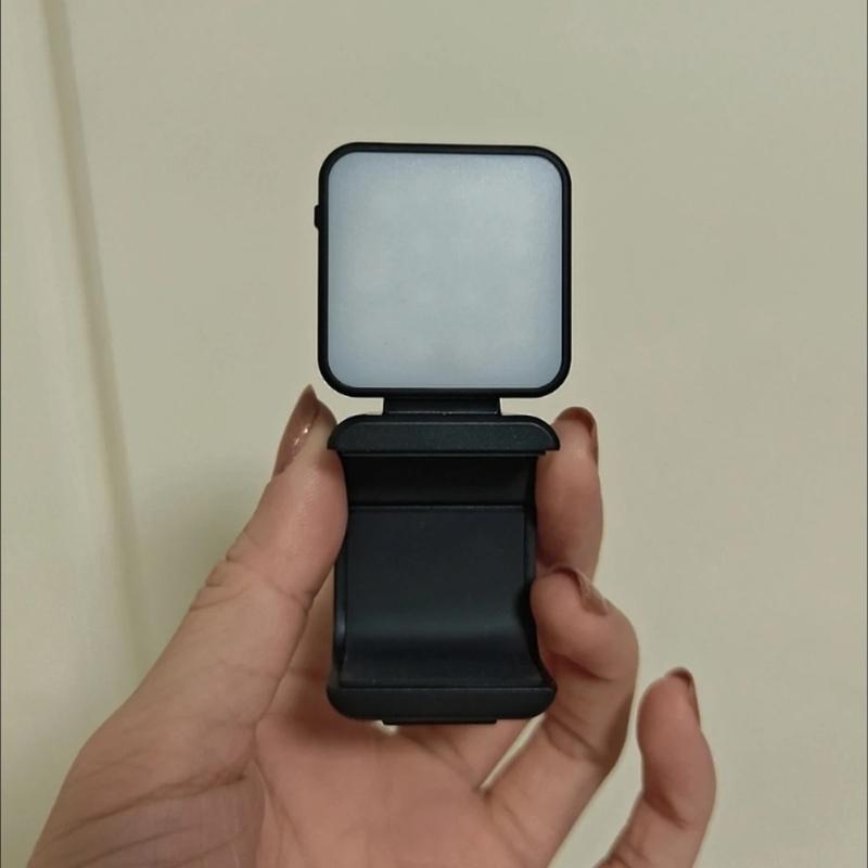 Photography Light Fit for Pocket 3 Adjustable Brightness Soft Lighting Auxiliary LED Fill Light Type C Rechargeable