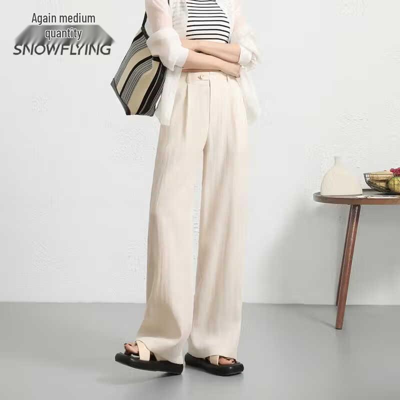 Women s Spring Summer Linen Blend Casual Pants 2XL