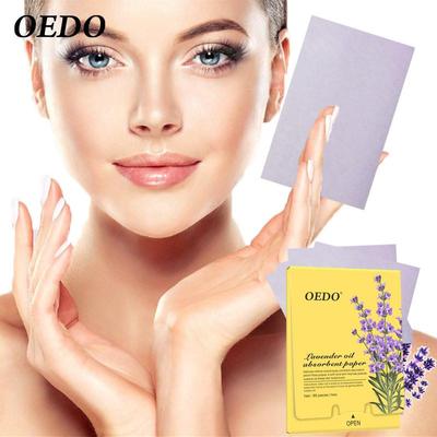 90 buc/cutie Ulei de lavandă Foi de hârtie absorbantă Îngrijirea feței Repararea Îngrijirea pielii Reduce uleiul Menține fața curată Tratament acnee Albire Controlul uleiului