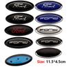 11.5x4.5CM Car Front Hood Cover Decal Rear Trunk Tailgate Sticker for Fiesta Ranger Mondeo Fusion Escape Kuga Edge Focus 2