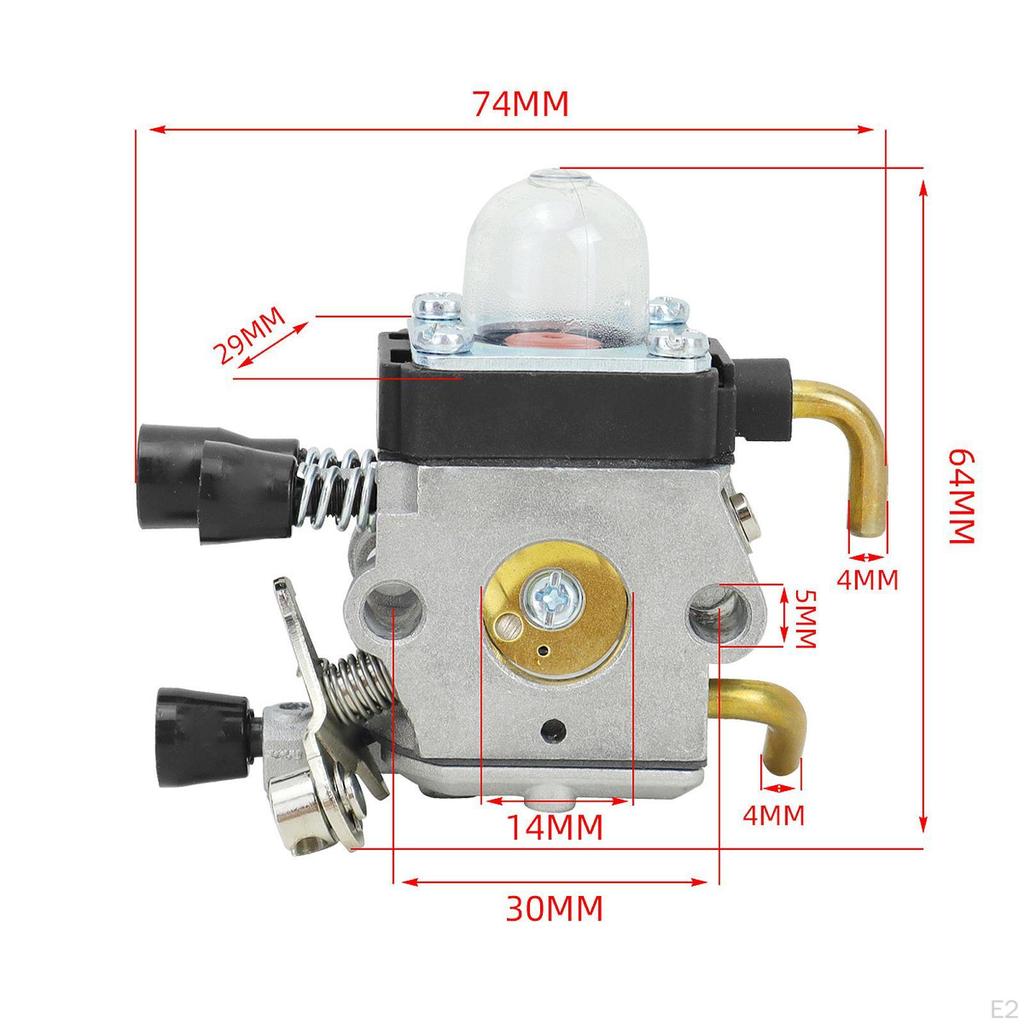 Pz19 Carburetor Replace with Fuel Line Switch Valve for 50cc 70cc Accs