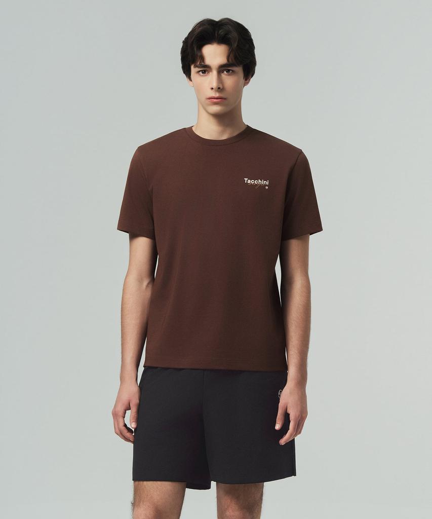 SERGIO TACCHINI U Graphic Regular Fit T-Shirt (D.Brown)