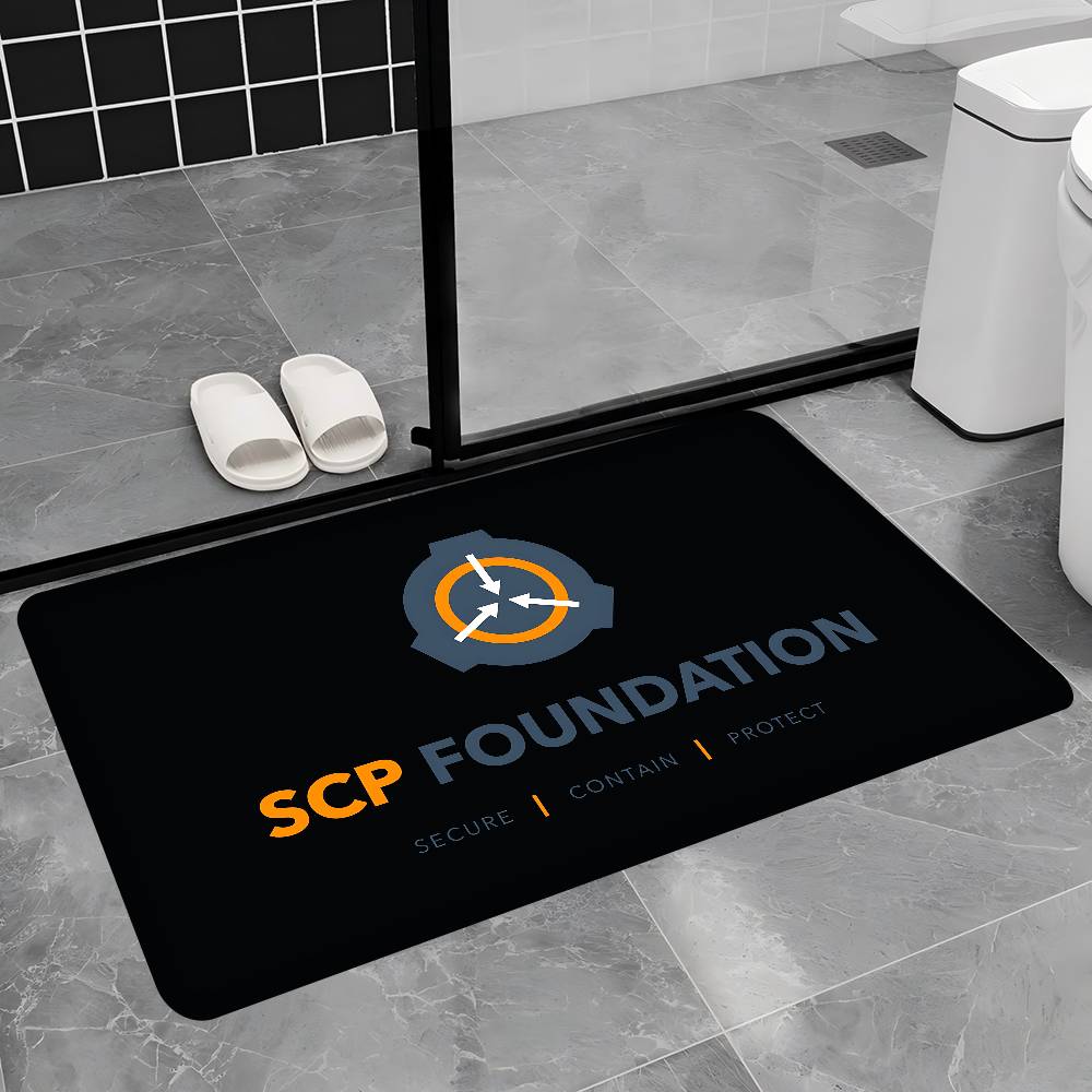 Sci Fi Foundation SCP Foundation Room Mats Retro Multiple Choice Living Room Kitchen Rug Non-Slip Welcome Rug