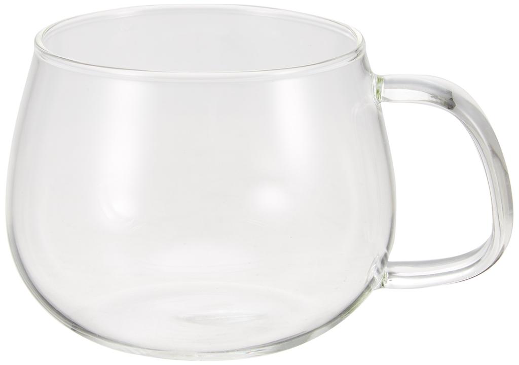 KINTO UNITEA Cup, 350ml, Dishwasher and Microwave Safe, Heat-Resistant Glass, Gift, 8290