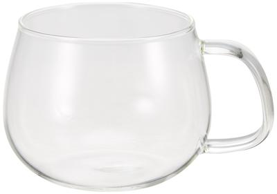 KINTO UNITEA Tasse, 350ml, Spülmaschinen- und Mikrowellengeeignet, Hitzebeständiges Glas, Geschenk, 8290