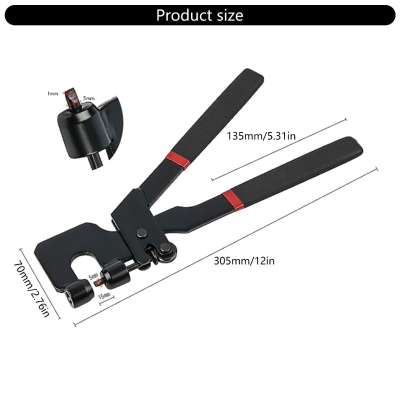 Heavy Duty Metal Profile Connector Tool 305mm Length 0.74kg Weight For Plasterboard Framing Secure No Screw Installation
