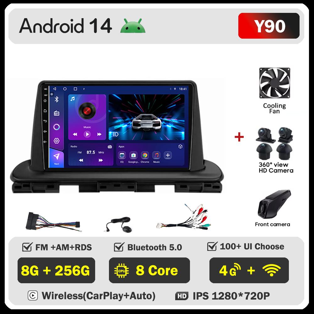 For Kia Cerato 4 IV Forte 2018 2019 2020 2021 Car Radio Player Car Carplay Screen Autoradio Mirror Link Car Intelligent Systems