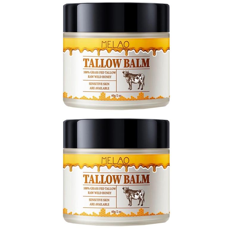 60g Beef Tallow Paste For Skin Care Beef Neck Balm Grass Fed Tallow Wild Honey Skin Moisturizer Face And Body
