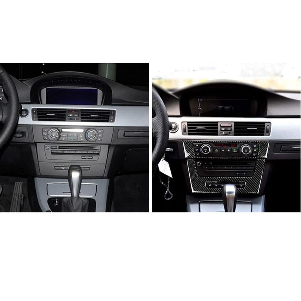 2× Air Conditioning CD Control Panel Trim For BMW 3 Series E90 E92 E93 2005-2012