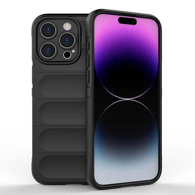 Shockproof Armor Bumper Matte Phone Case For Iphone 16 15 14 13 12 11 Pro XS Max 3D Original Liquid Silicone Soft Back Cover