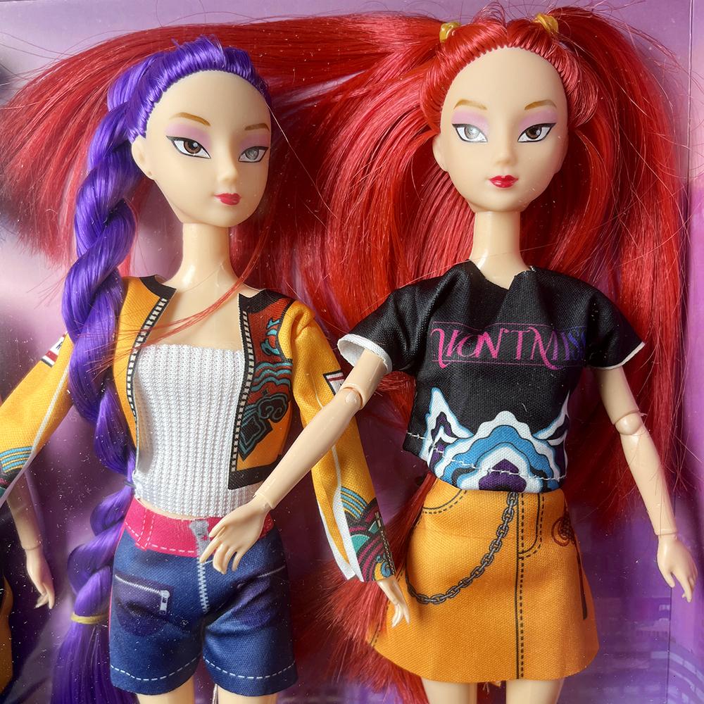 11 Zoll Kpop Dämonenjäger Wunderschöne Prinzessin Puppe Spielzeug Rumi Mira Zoey Actionfigur Mädchenherz Dekorative Puppe Weihnachtsgeschenke