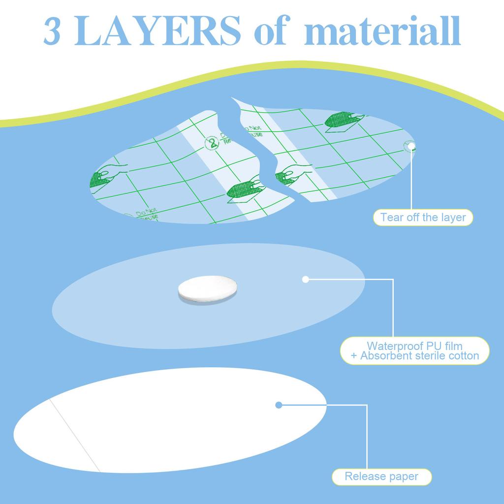 20Pcs Baby Shower Ear Stickers Newborn Baby Shower Swimming Waterproof Ear Protection Stickers For Swimming Showering Bathing