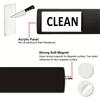 Dishwasher Magnet Clean Dirty Sign Shutter Anti-Scratch Push Options Adhesive-Friendly for Kitchen Organized and Cleaning Indica