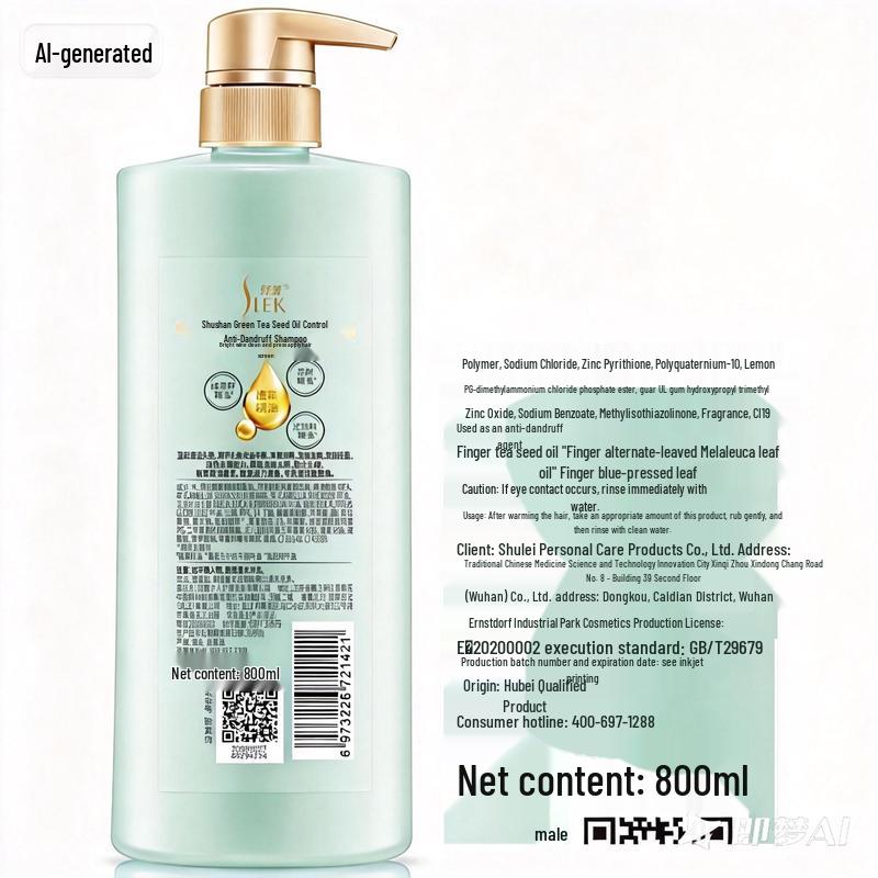 SLEK Green Tea Seed Oil Control Volumizing Shampoo